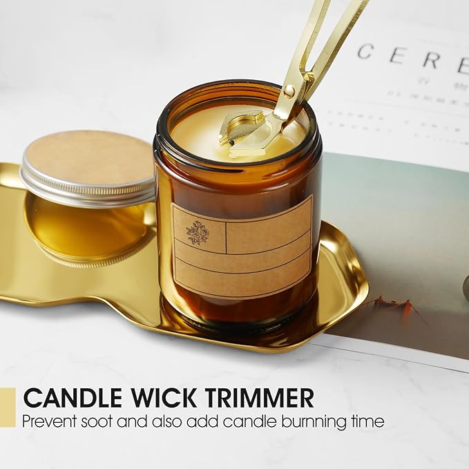 3-in-1 Candle Accessory Set, Wick Trimmer, Candle Snuffer, Wick Spoon, - Image 4