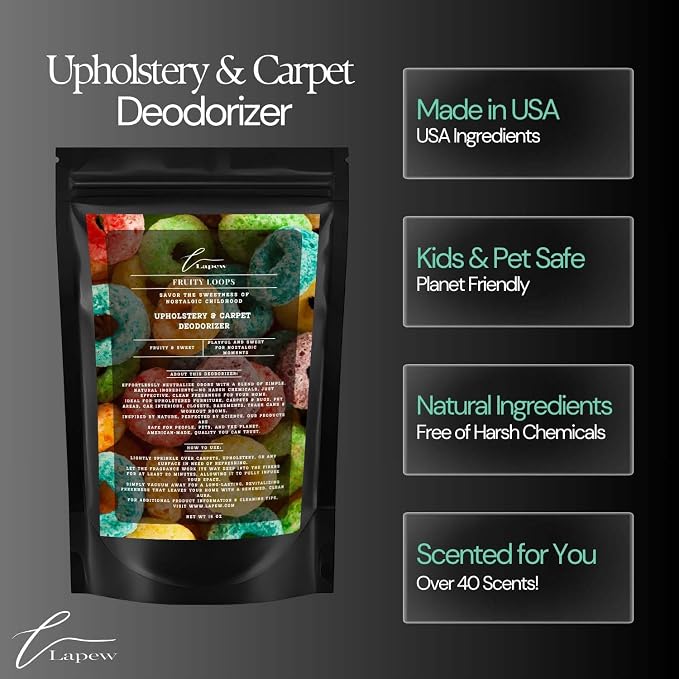 Fruity Loops Carpet Freshener Powder: Powerful Odor Eliminator - Image 6