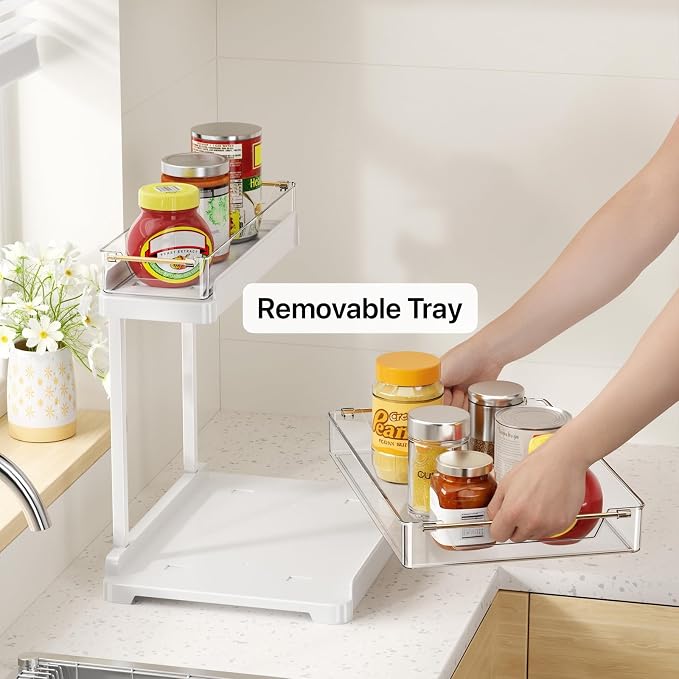 heart & home 1-Pack Under Sink Storage Organizer - Image 3