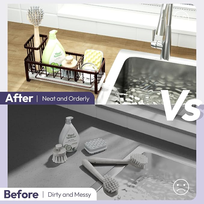 SWTYMIKI Sponge Holder for Kitchen Sink - Image 5