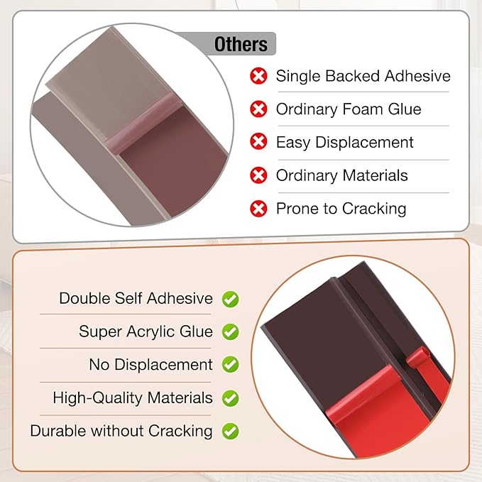 Floor Transition Strip Self Adhesive Vinyl Door Threshold - Image 4
