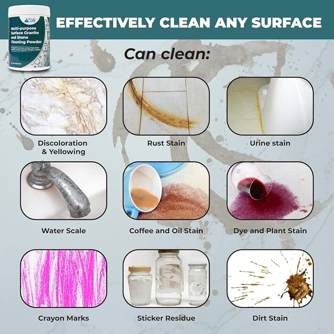 Skylarlife Multi-purpose Surface Stone Cleaning Powder to remove rust stain - Image 4