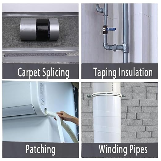 3Pack Duct Tape Heavy Duty Single Sided, Strong Adhesive High Strength - Image 5
