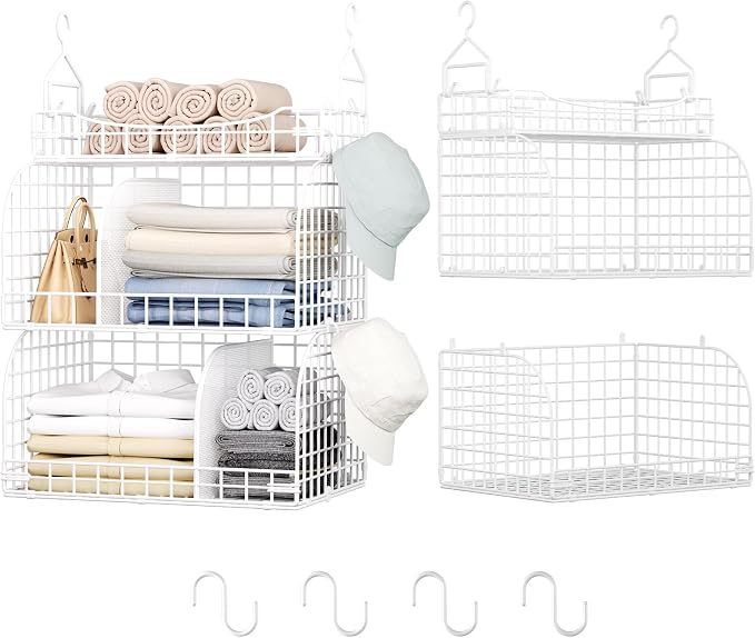 HapiRm Hanging Closet Organizer Storage by HapiRm