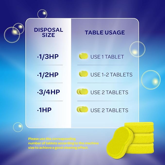 Garbage Disposal Cleaner and Deodorizer Tablets - Image 6