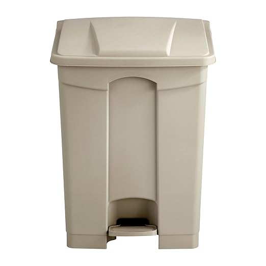 Safco Step On Plastic Trash Can by SafcoProducts