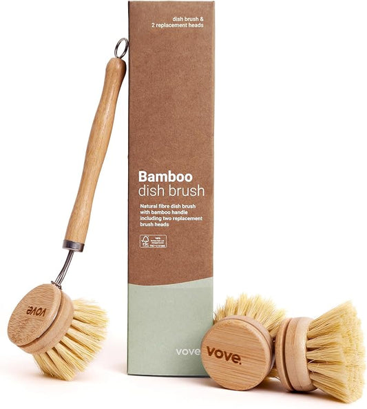 Vove Bamboo Dish Brush, FSC-Certified by Vove