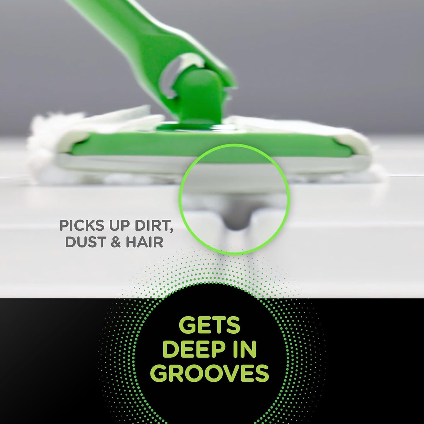Swiffer Sweeper Heavy Duty Dry Multi-Surface Cloth Refills for Floor Sweeping and Cleaning, Unscented, 32 Count