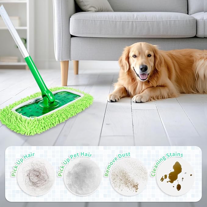 8 Pack Reusable Mop Pads Compatible - Image 6