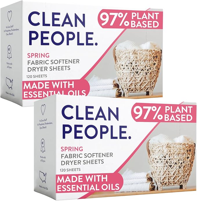 The Clean People Fabric Softener Sheets by CleanPeople