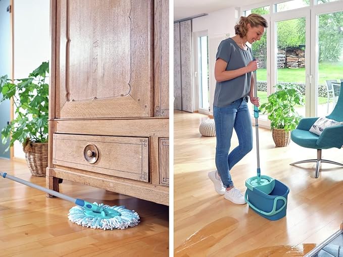 Leifheit Clean Twist Disc Mop Ergo Mop and Bucket, Floor Mop - Image 4