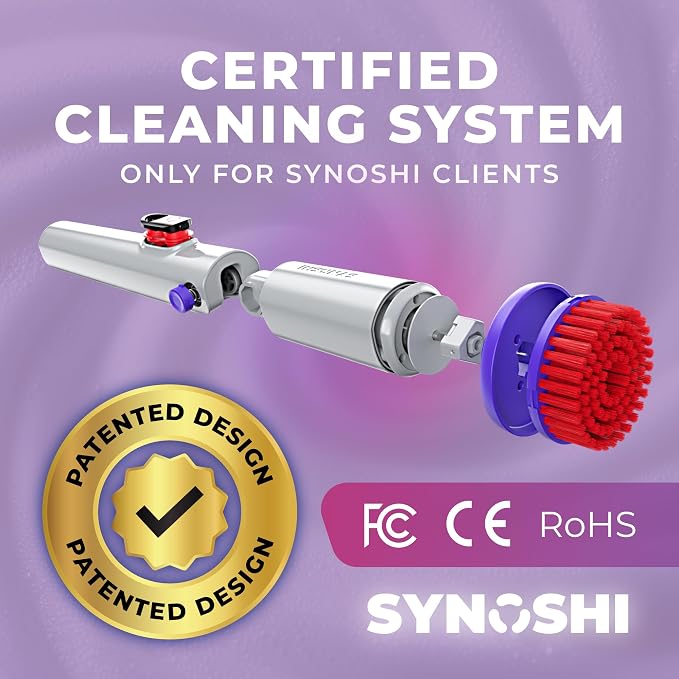 SYNOSHI PRO Electric Spin Scrubber, Cordless Cleaning Brush Bathroom Scrubber. - Image 7