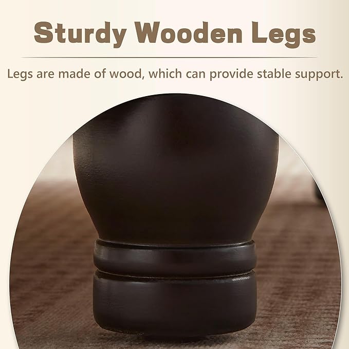 30-Inch Round Storage Ottoman, Modern Ottoman Coffee Table - Image 4