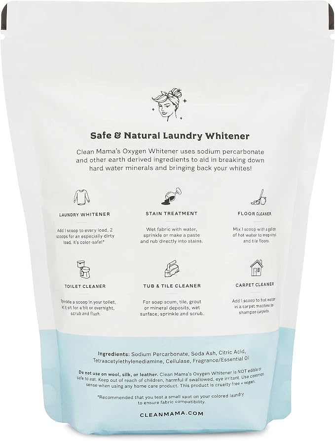 Clean Mama Natural Oxygen Whitener and Stain Remover - Image 2