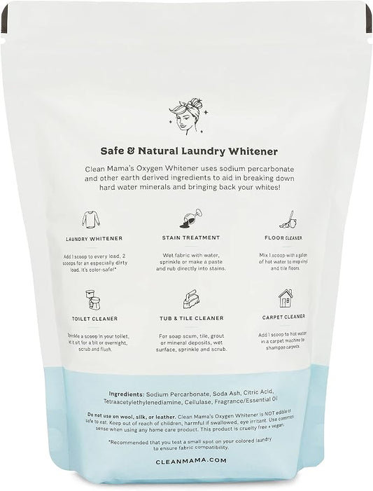 Clean Mama Natural Oxygen Whitener and Stain Remover - Image 2