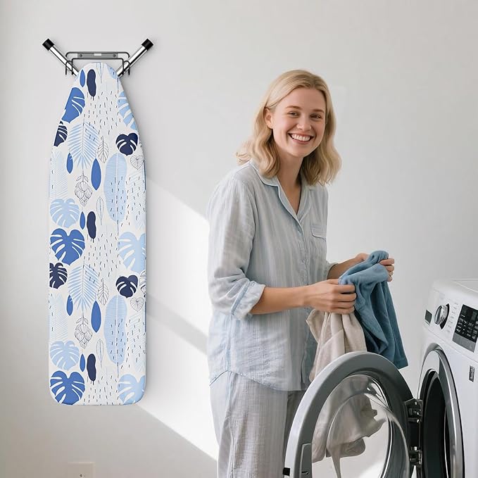Over The Door & Wall Mount Ironing Board Hanger - Image 2