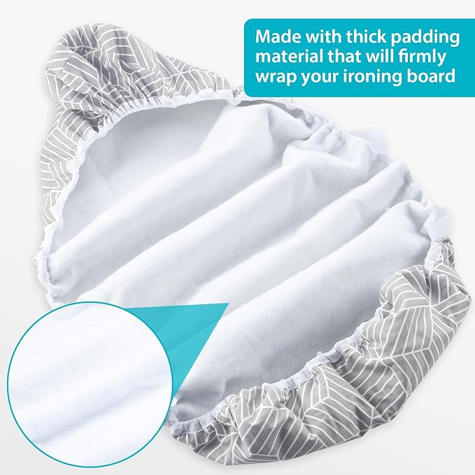 Extra Wide Ironing Board Cover and Pad 18 x 54 inch Heat Reflective - Image 5