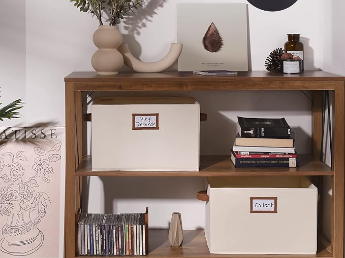 StorageWorks Storage Baskets for Shelves, Foldable Fabric Closet Storage Bins - Image 7
