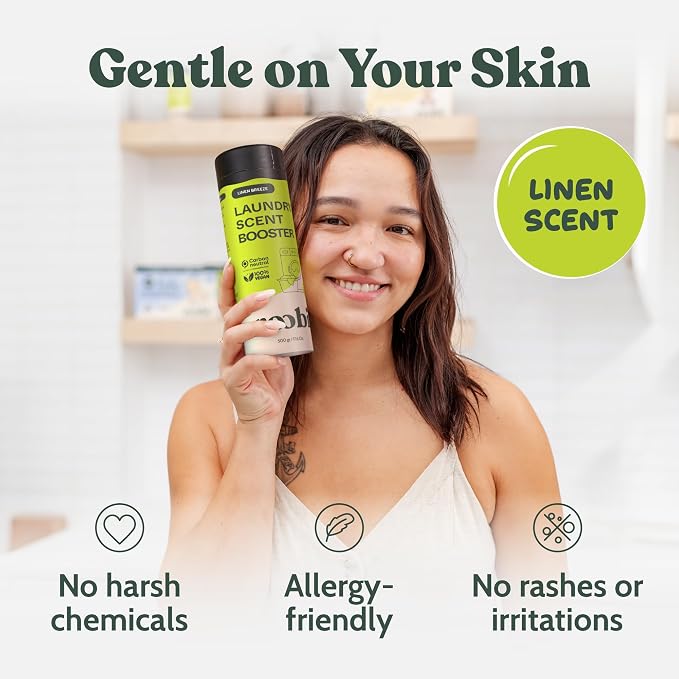 Roobi Sustainable Laundry Scent Booster Beads. Linen Breeze Fragrance Laundry - Image 3