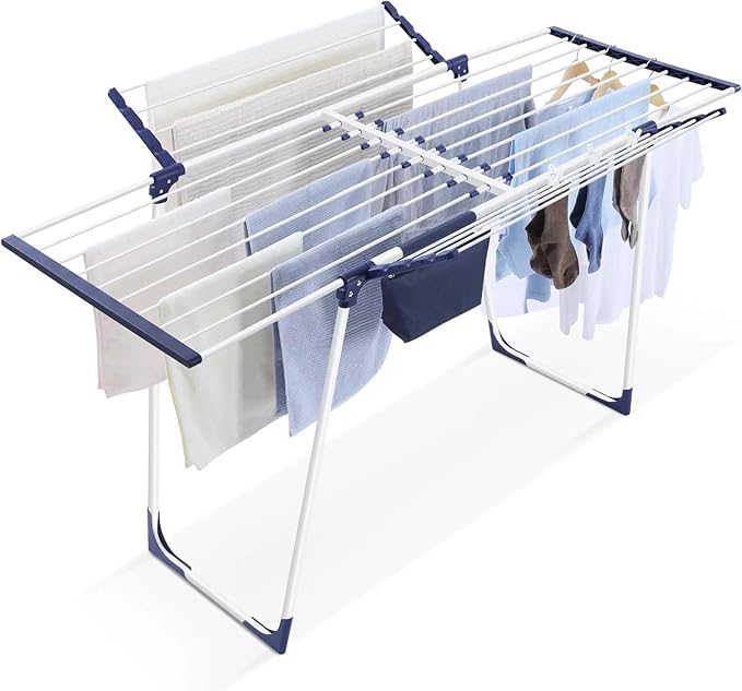 APEXCHASER Clothes Drying Rack, Foldable Gullwing Laundry Rack by APEXCHASER