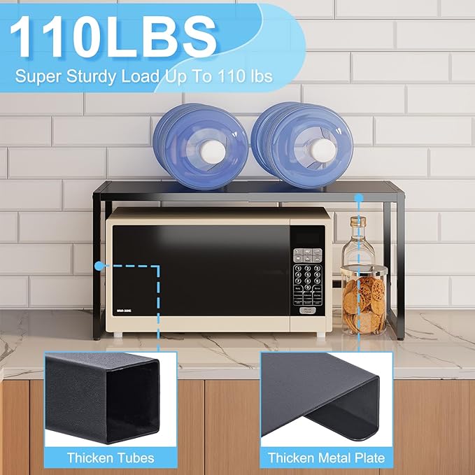 Expandable Metal Storage Shelves, 110LBS Heavy Duty Shelving Units and Storage - Image 3