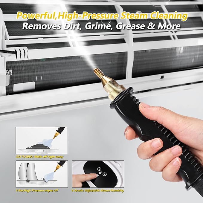 Handheld Steam Cleaner, 2500W Portable Steamer - Image 6