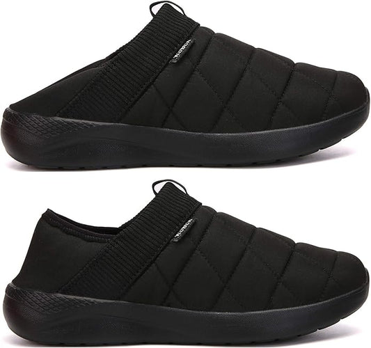 KUBUA Slippers for Men and Womens Indoor House Shoes Plush Slip on Outdoor - Image 2