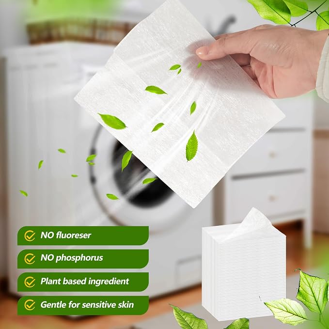 600 Count Unscented Dryer Sheets Fabric Softener Fresh Scent Dryer Sheets Bulk - Image 4