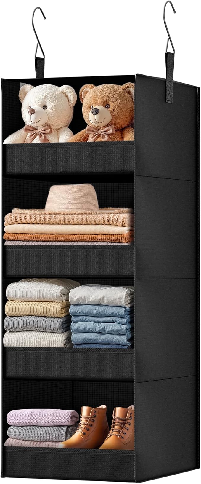 GRANNY SAYS 4-Shelf Hanging Organizer, Wall Mount by GRANNYSAYS