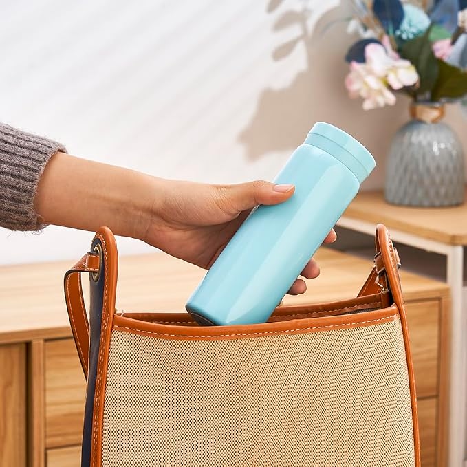 10oz Mini Water Bottle Stainless Steel Thermos Small Flask - Image 6