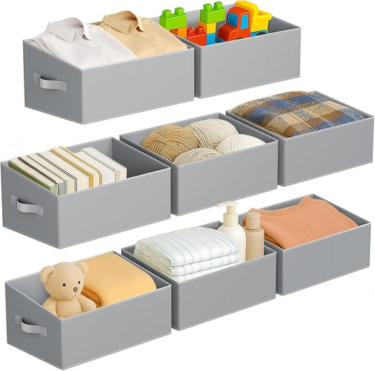 DIMJ Large Closet Storage Bins 8 Pack by DiMJ