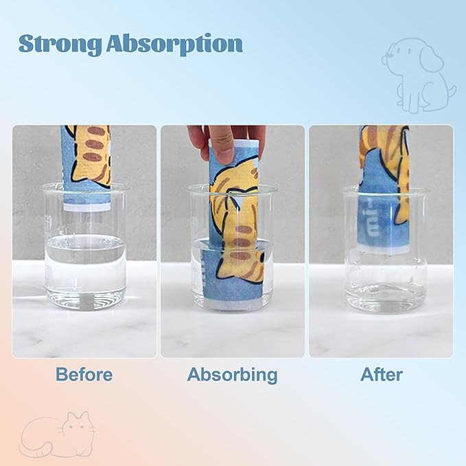 JOYMOOP Cartoon Cellulose Cleaning Cloth, Reusable Absorbent Dish Towels - Image 9