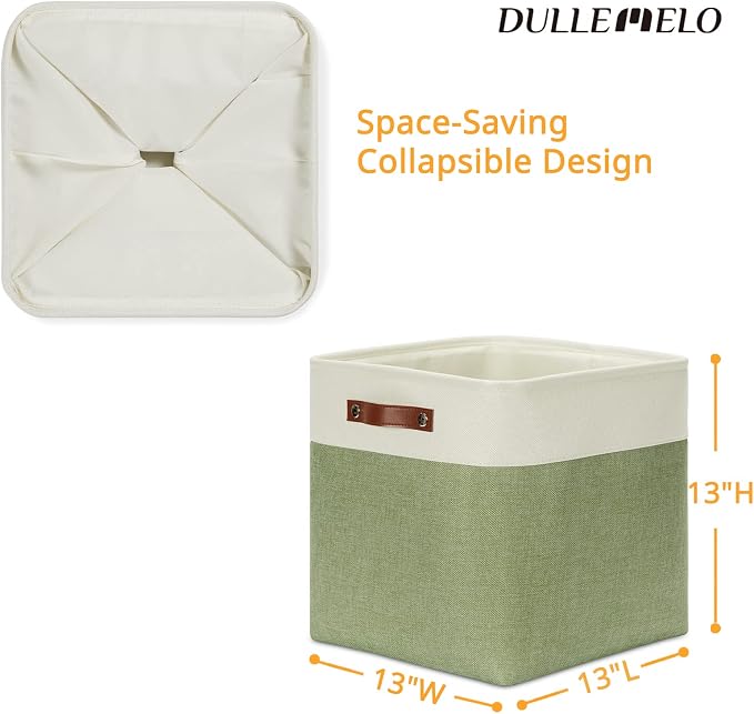 DULLEMELO Storage Baskets for Organizing, Linen Closet Organizers and Storage - Image 3