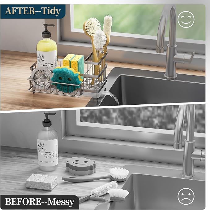 Consuemst Sponge Holder for Kitchen Sink - Image 7