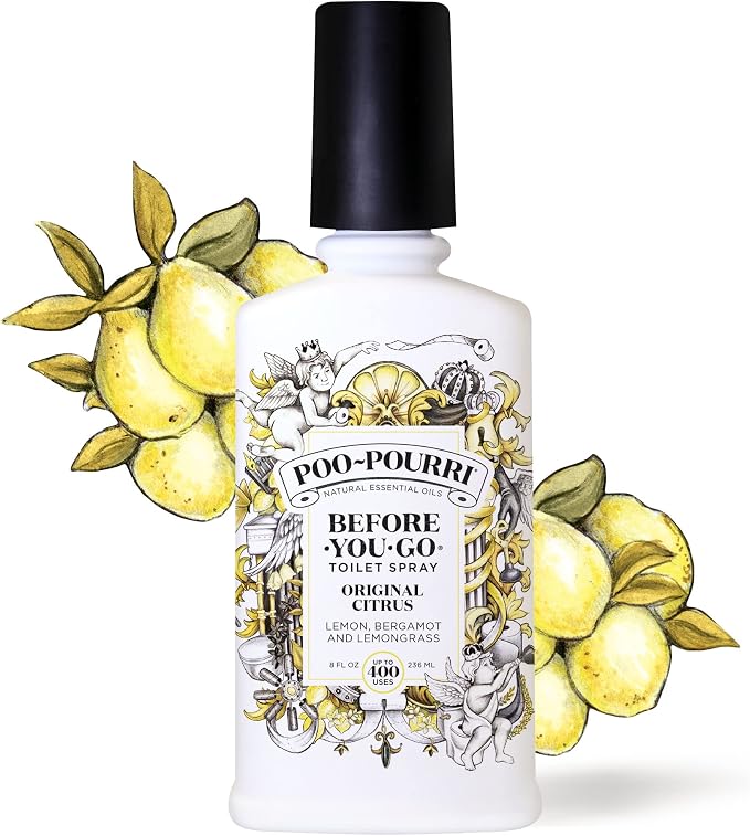 Poo-Pourri Before-You-Go Toilet Spray, Original Citrus, 8 Fl Oz, Bathroom Odor - Image 2