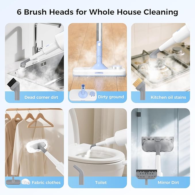 Steam Mop for Floor Cleaning, 7 in 1 Floor Steamer - Image 5