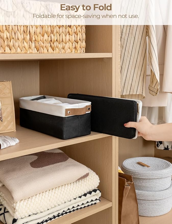 StorageWorks Narrow Storage Bins, Small Basket - Image 4
