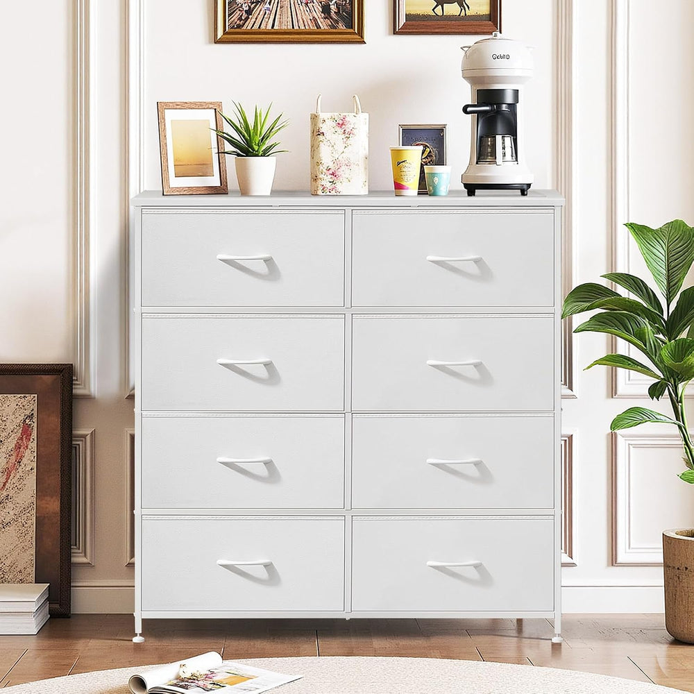 8-Drawer Dresser for Bedroom, Anti-Tip Tall Storage Organizer