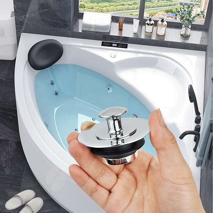 LEKEYE Shower Drain Hair Catcher | Bathtub Stopper/Strainer Stainless Steel - Image 7