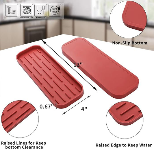 Silicone Kitchen Sink Organizer Tray - Image 2