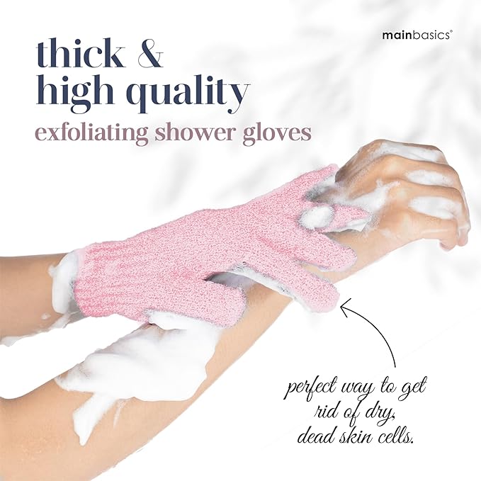 MainBasics Deep Cleansing Exfoliating Bath Gloves - Image 2