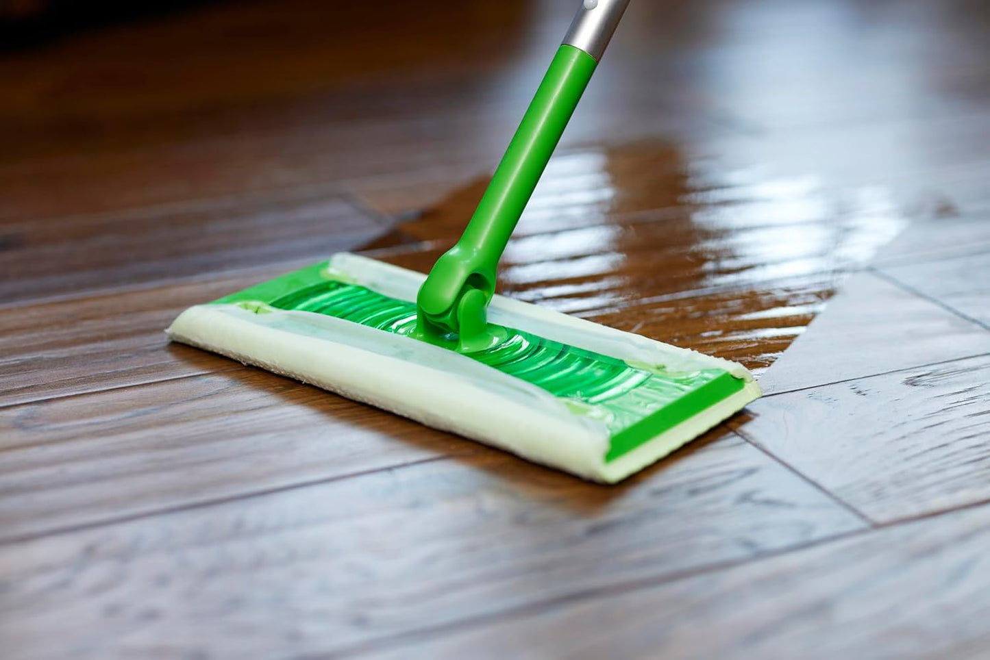Amazon Basics Wet Mopping Cloth Refills, Multi-Surface Floor Cleaning, Fresh Scent, Low Streak, Disposable, 24 Count (Fits Swiffer Sweeper Mop Heads)