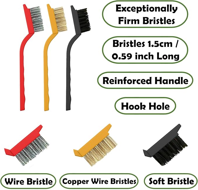 Crevice Cleaning Brush Set, Tight Spaces & More - Image 4