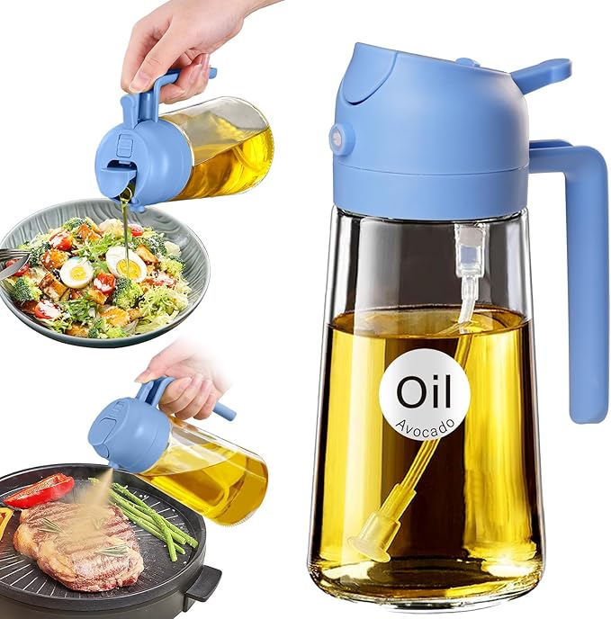 YARRAMATE 16oz/470ml Glass Olive Oil Sprayer by YARRAMATE