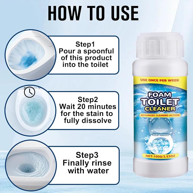 2PCS Foam Toilet Cleaner, New Powerful Foaming Toilet Bowl Cleaner, Foaming - Image 4