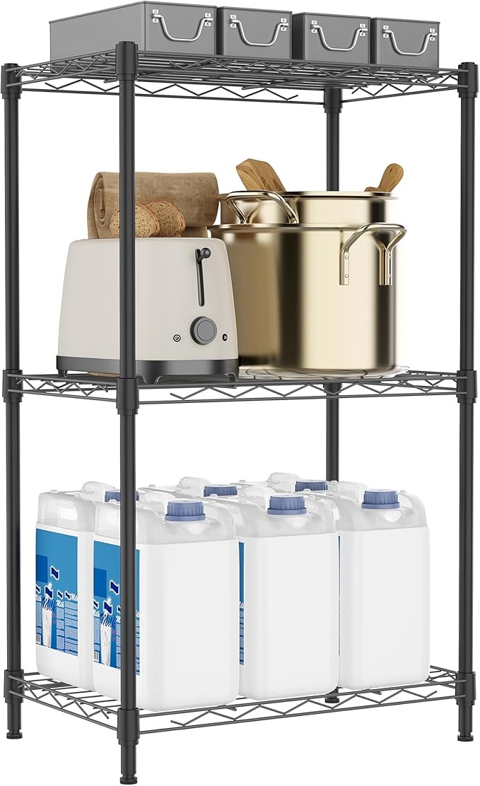 3 Tiers Shelf Metal Storage Shelves Wire Rack Closet Organizers by MEIGAOPLASTICANDMETALHKCOLIMITED