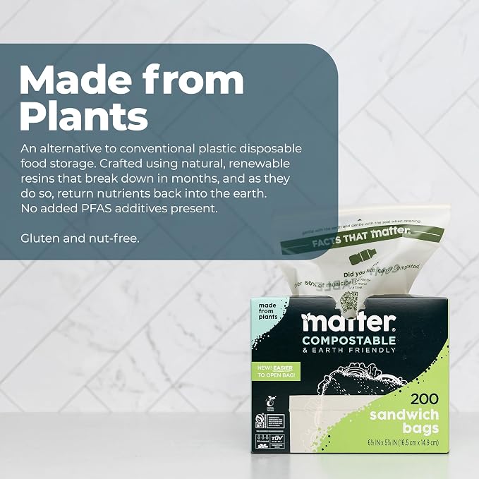 Matter Compostable Sandwich Bags - Image 5