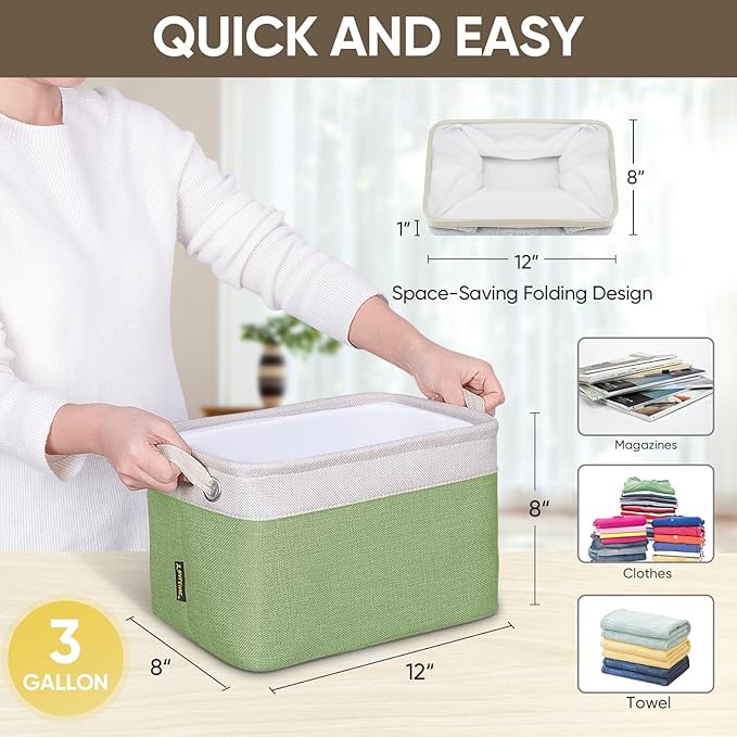 BALEINE 1 Pack Fabric Storage Bins - Image 5