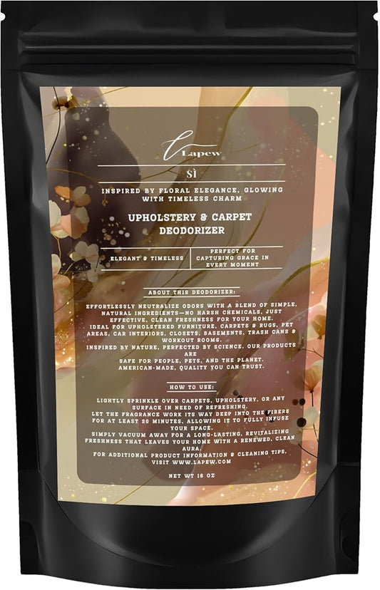 Sì Carpet Freshener Powder 16 oz | Powerful Odor Eliminator by Lapew