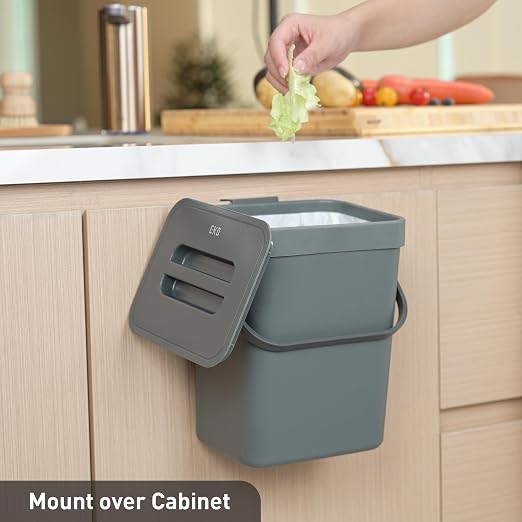 EKO Puro Mini Wall-Mounted Kitchen Trash Can - Image 4